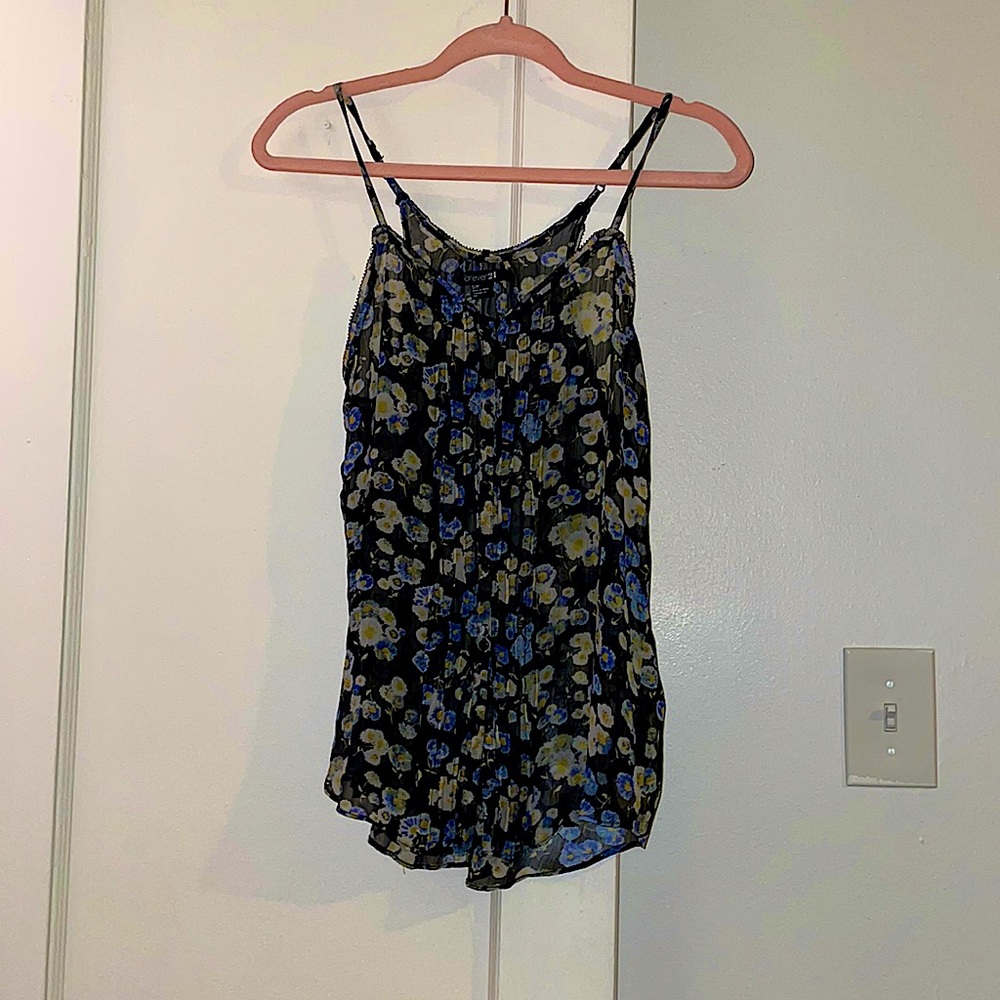 F21 Strappy Floral Button-Down Cami (S) 💐